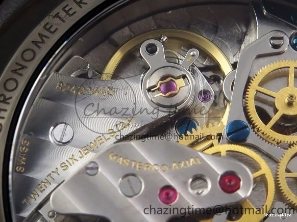 0422 Speedmaster Black Benom PVD Saturn RMF Best Edition on PVD Bracelet Lemania HW StreetReady 7726